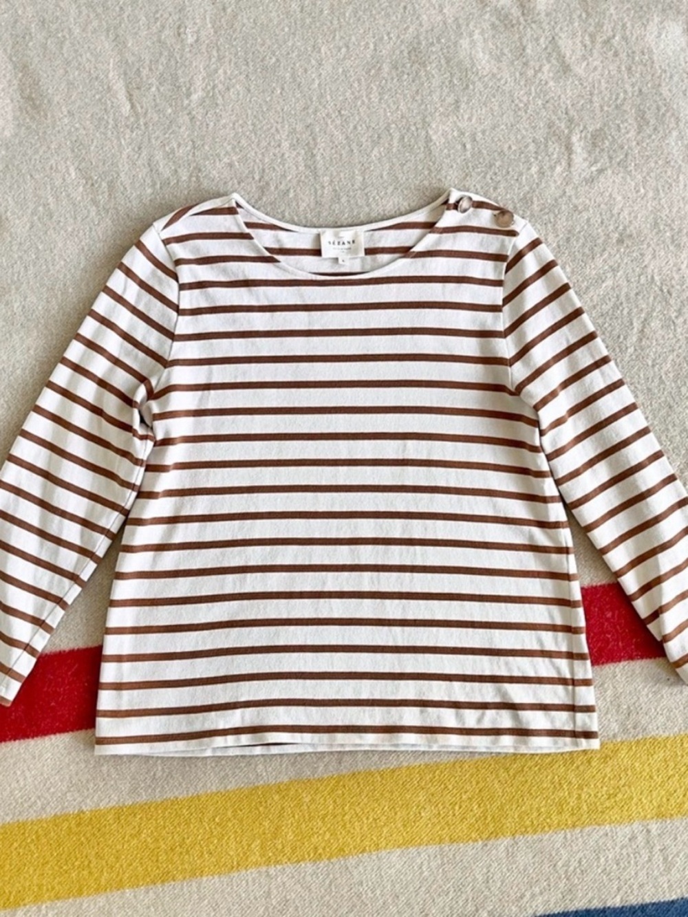 Sezane Colette Marinière sailor stripe top - Picture 4 of 10